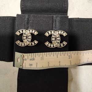 Chanel "CC" logo earrings